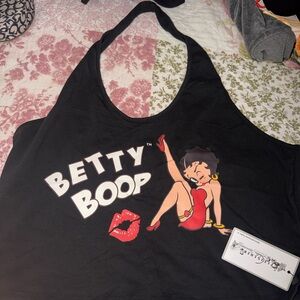 ROMWE Betty Boop Halter Top
